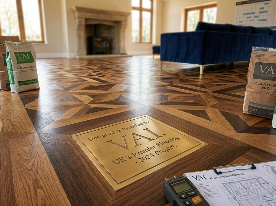 Flooring in a home renovation project